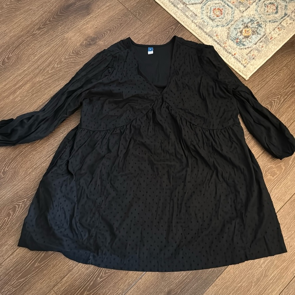 Long Sleeve Black Dress